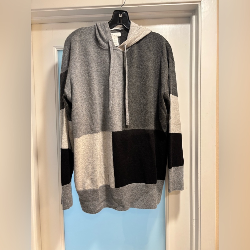 Nordstrom Signature Colorblock Cashmere Hoodie